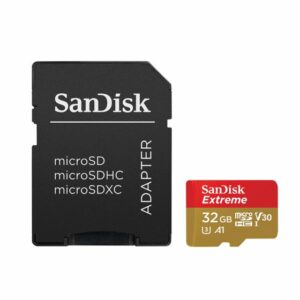כרטיס זיכרון 32 ג'יגה EXTREME SD UHS I CARD סאן דיסק