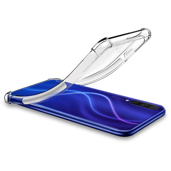כיסוי סיליקון לשיאומי Mi 9 Lite עם פינות בולמות זעזועים Shock Proof