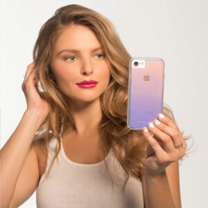 מגן כיסוי לאייפון 6/6S/7/8/SE שקוף צבעוני Case Mate