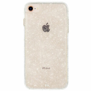 מגן כיסוי לאייפון 6/6S/7/8/SE שקוף נצנצים Case Mate