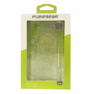 מגן כיסוי Hard Shell שקוף נצנצים לגלקסי נוט 10 מבית PureGear