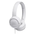 אוזניות קשת JBL Tune 500 לבנות | מיקרופון מובנה וצליל נקי