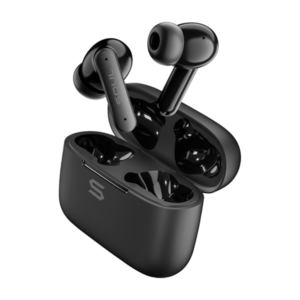 אוזניות Soul S-Live 30 עם סינון רעשים חיצוניים ועיצוב ייחודי בצבע שחור