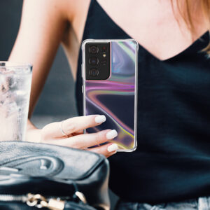 מגן כיסוי לגלקסי S21 אולטרה שקוף צבעוני Case Mate