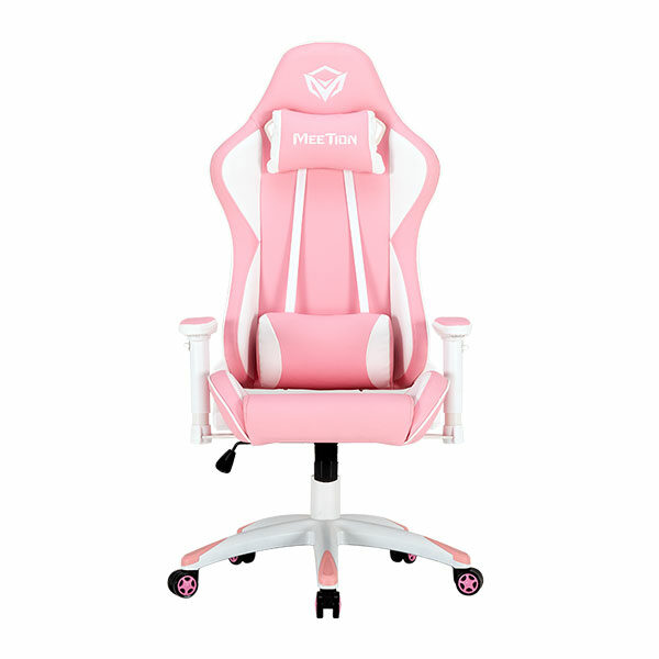 כיסא גיימינג ורוד מתכוונן MeeTion Gaming Chair CHR16