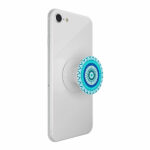 פופסוקט תופסן לסמארטפון מנדלה כחולה PopSocket Blue Floral Mandala