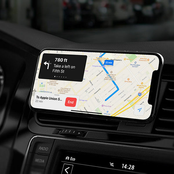 מעמד פופסוקט למזגן רכב שחור PopMount 2 Car Vent