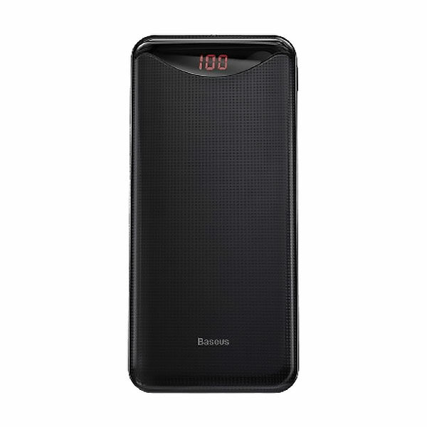 סוללת גיבוי מהירה בקיבולת 10000mAh עם צג דיגיטלי ופנס Baseus Gentleman