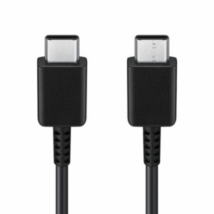 כבל סמסונג Type-C ל-Type-C מקורי באורך 1 מטר לטעינה מהירה Samsung שחור