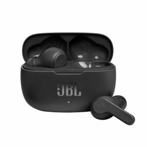 אוזניות JBL Wave 200 שחורות | אלחוטיות עם באסים עמוקים