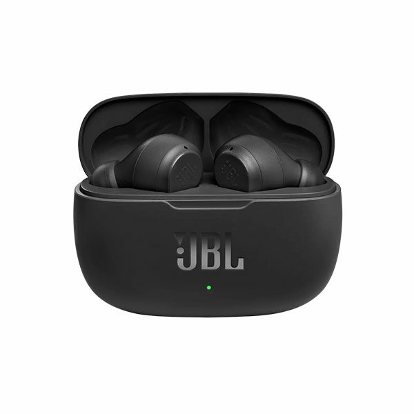 אוזניות JBL Wave 200 שחורות | אלחוטיות עם באסים עמוקים
