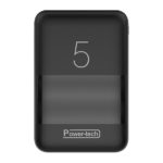 מטען נייד 5000mAh קומפקטי עם 3 יציאות Power-Tech PB-5