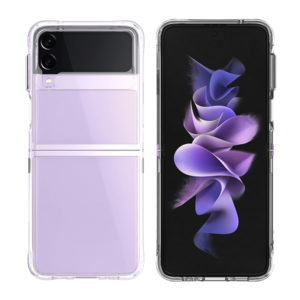 כיסוי שקוף לגלקסי Z Flip 3 עם פינות בולמות זעזועים