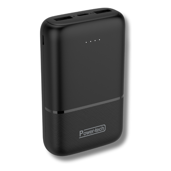 מטען נייד טעינה מהירה 10,000mAh עם 2 יציאות USB-A ויציאת USB-C מבית Power-Tech PD-10