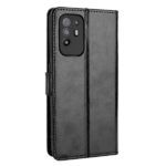 כיסוי ארנק ל Oppo A94 דמוי עור שחור