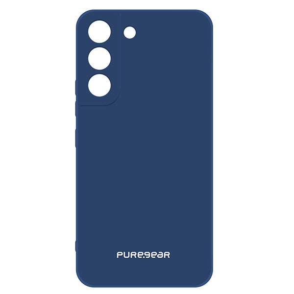 כיסוי סיליקון לגלקסי S22 פלוס כחול כהה PureGear Softek