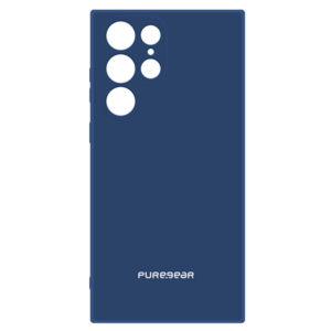 כיסוי סיליקון לגלקסי S22 אולטרה PureGear Softek כחול כהה