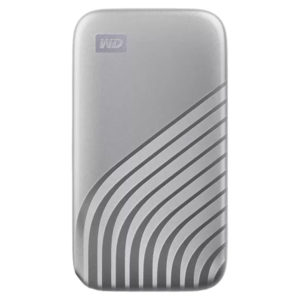 כונן חיצוני SSD קומפקטי 2 טרה Western Digital My Passport כסוף