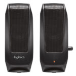רמקולים Logitech S120 למחשב דקים וקלים שחור