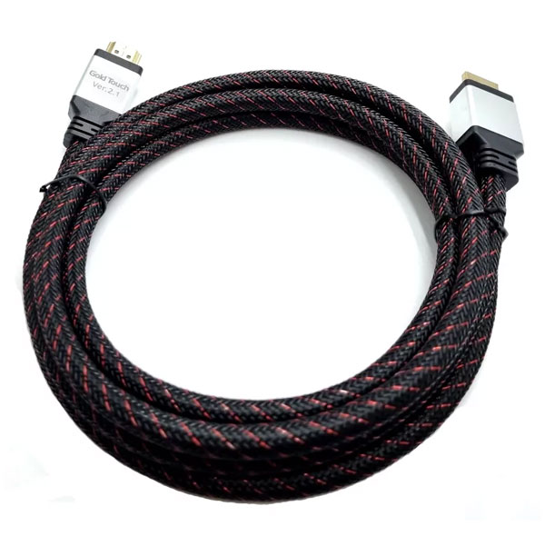 כבל HDMI 8K אורך 2 מטר Gold Touch