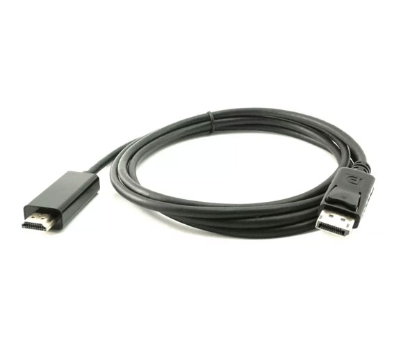 כבל HDMI ל DP תומך Full HD באורך 1.8 מטר Gold Touch