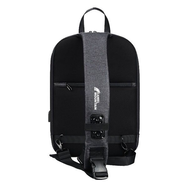 תיק למחשב נייד עם 2 תאים מרופד 14 אינץ Camel Mountain Sling