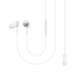 אוזניות טייפ סי סמסונג נארז בארץ לבן AKG Earphones
