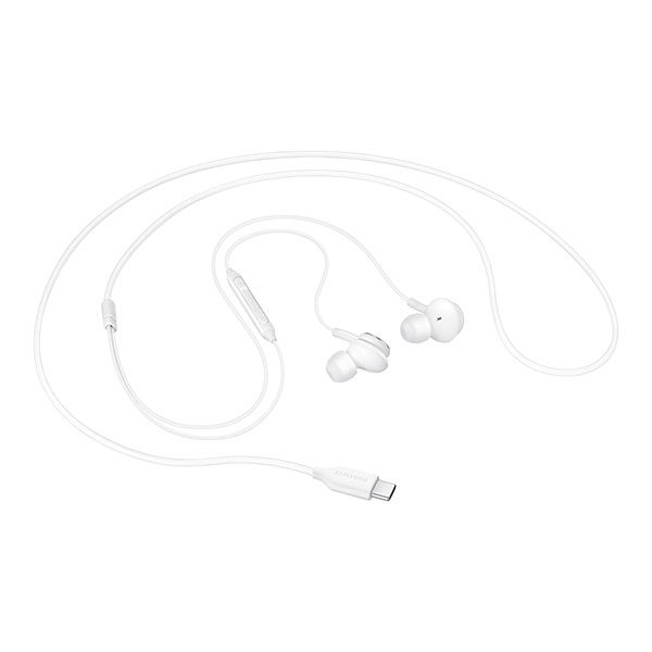 אוזניות טייפ סי סמסונג נארז בארץ לבן AKG Earphones