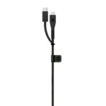 כבל טעינה משולב 2 מטר מ-USB-C ל-USB-C ו-MicroUSB שחור Mophie