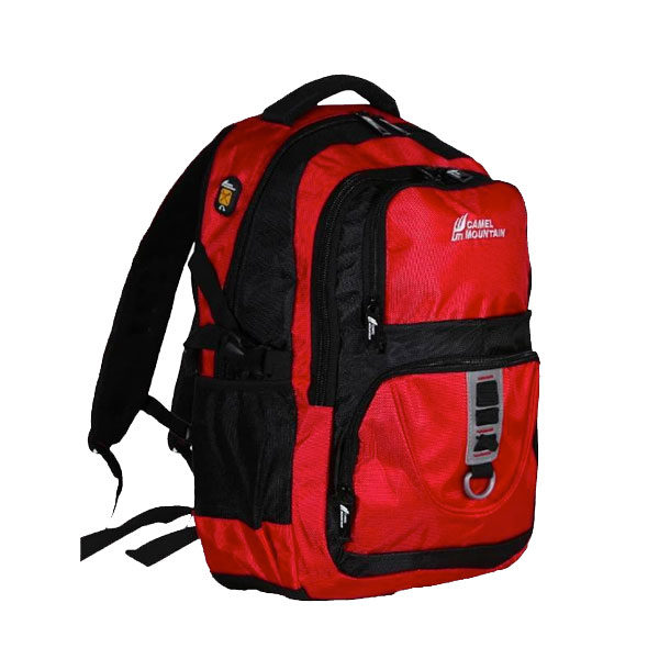 תיק למחשב נייד עם 4 תאים 16 אינץ אדום Camel Mountain Weatherproof