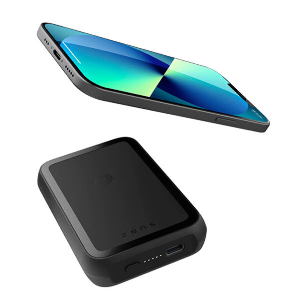 מטען נייד אלחוטי 4000mAh תומך MagSafe מתמגנט Zens