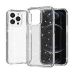 כיסוי לאייפון 14 פרו מקס שקוף נצנצים חזק ודק PureGear DualTek Slim