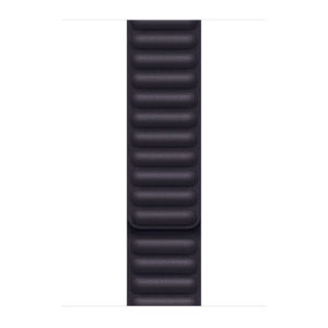 רצועת עור מקורית לשעון אפל 45 מ”מ דיו כהה Apple Watch Leather Link M/L