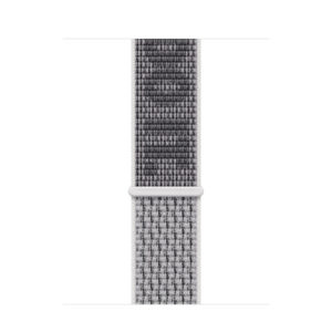 רצועת אפל ווטש 41 מ"מ מקורית לבן שחור Apple Watch Nike Sport Loop