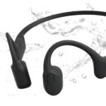 אוזניות עצם אלחוטיות Shokz OpenRun Mini קומפקטיות עמידות במים שחור
