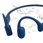 אוזניות עצם אלחוטיות Shokz OpenRun עמידות במים כחול