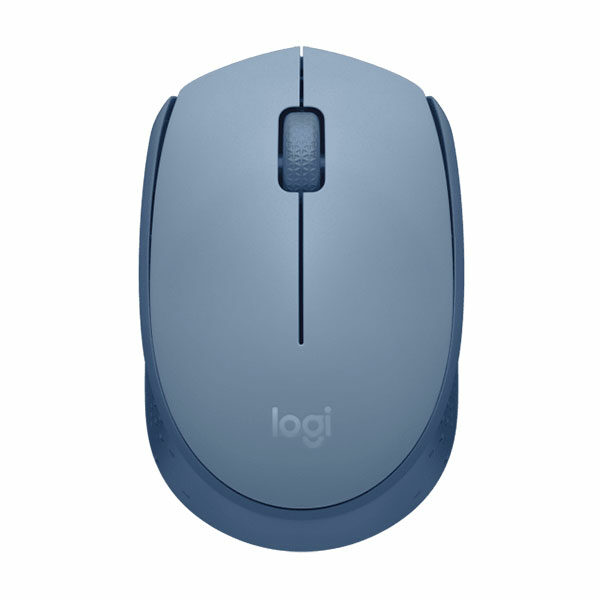 עכבר אלחוטי למחשב כחול Logitech M171 עם מבנה קומפקטי