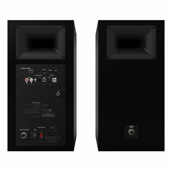 זוג רמקולים מוגברים מדפיים Klipsch The Nines אלחוטיים - שחור