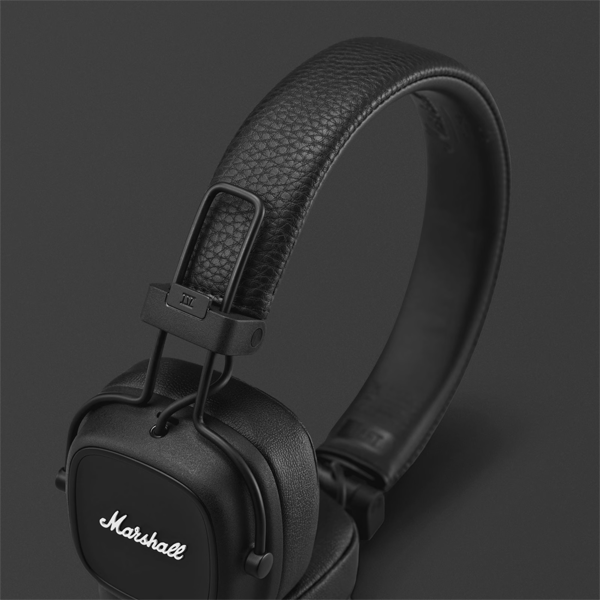 אוזניות אלחוטיות Marshall Major 4 שחור | איכות סאונד מרגשת
