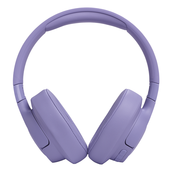 אוזניות אלחוטיות JBL Tune 770NC בצבע סגול | סינון רעשים, סאונד JBL Pure Bass וסוללה ל-70 שעות