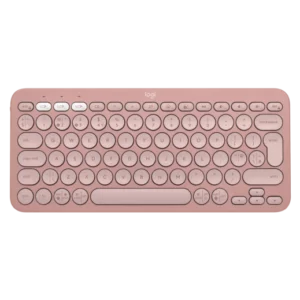 מקלדת אלחוטית ורודה Logitech Pebble Keys 2 K380s Multi-Device Bluetooth