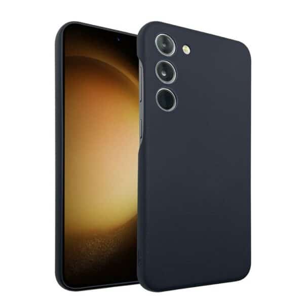 מגן לגלקסי S23 כחול כהה דמוי עור עם Magsafe מובנה Grip Case