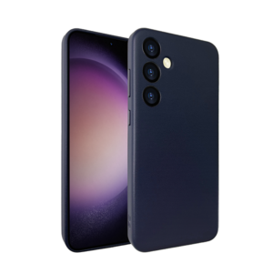 מגן לגלקסי S24 פלוס כחול כהה דמוי עור עם MagSafe מובנה Grip Case