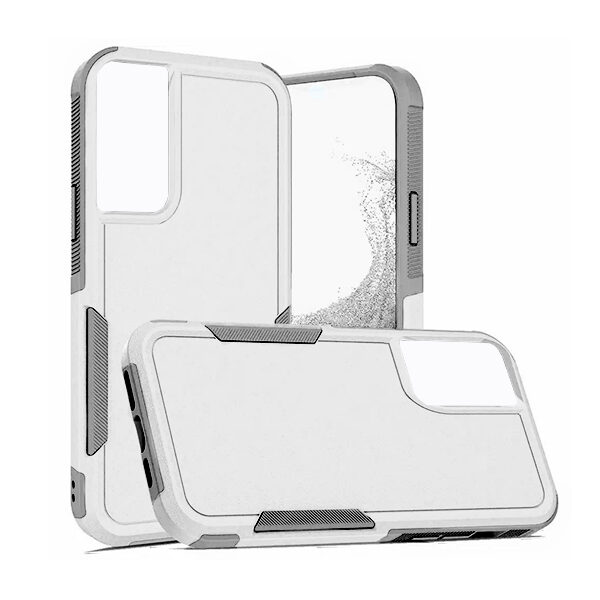 כיסוי לגלקסי A34 5G לבן חזק ועמיד שתי שכבות Combo Case