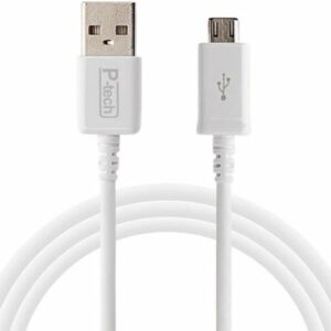 כבל סנכרון וטעינה באורך 1 מטר עם חיבור USB Type-A לחיבור Lightning מבית Power-Tech - צבע לבן
