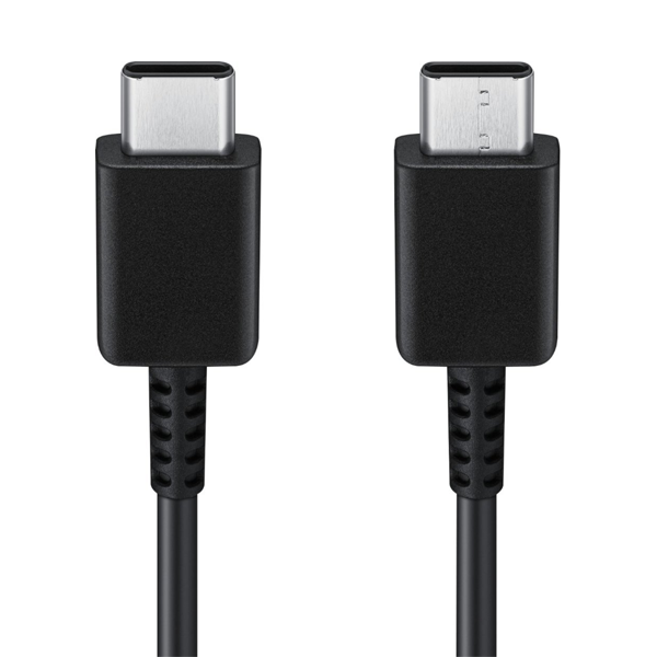 כבל סנכרון וטעינה USB Type-C זכר ל-USB Type-C זכר Samsung באורך 0.8 מטר שחור