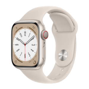 שעון חכם אפל Apple Watch Series 8 מידה 41mm זהב תומך GPS