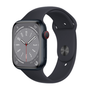 שעון חכם Apple Watch Series 8 מידה 41mm שחור תומך GPS ו-Cellular