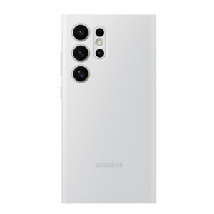 כיסוי ספר חכם לS24 אולטרה לבן מקורי עם ארנק Smart View