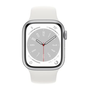 שעון חכם אפל Apple Watch Series 8 מידה 41mm לבן תומך GPS